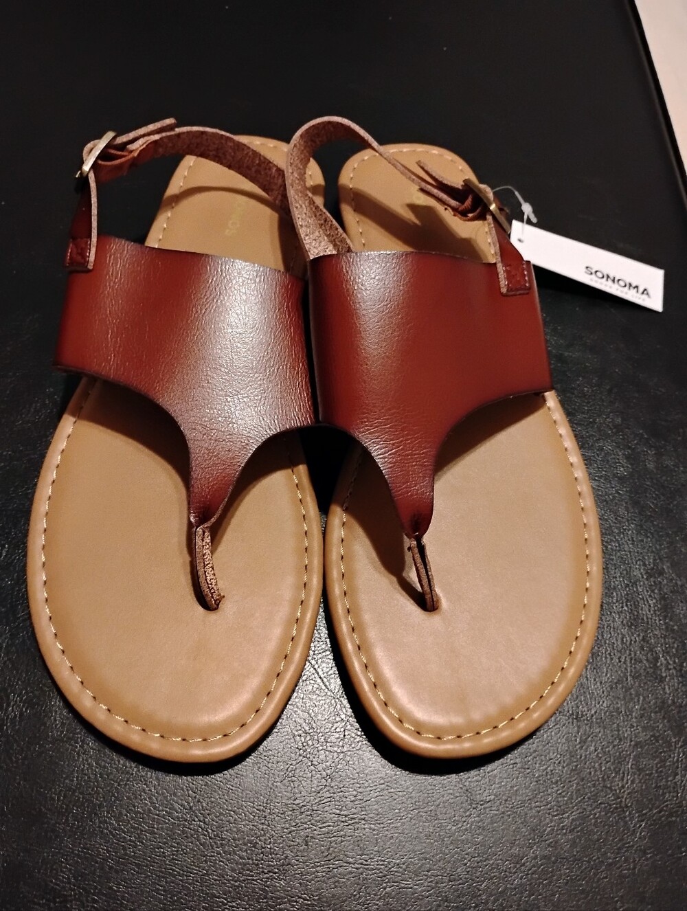 NEW Sonoma Goods For Life Women's Brown Sandals Size 10